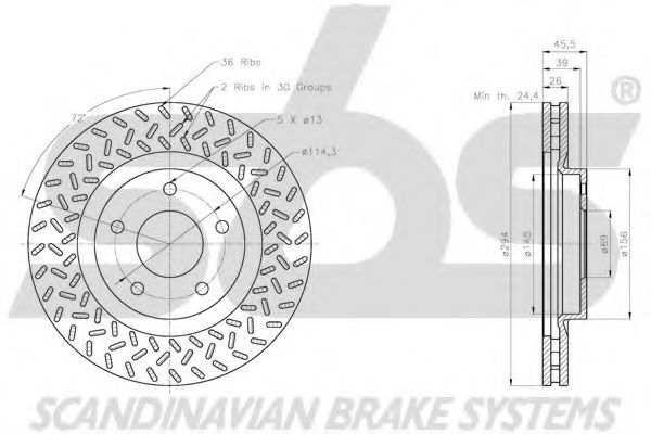 Disc frana 3