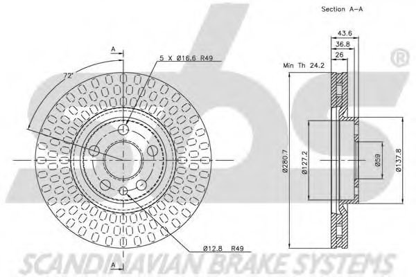 Disc frana 3