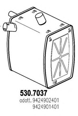 Amortizor zgomot mijloc/spate