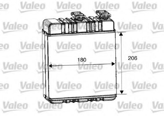 812222 Schimbator caldura, incalzire habitaclu VALEO 