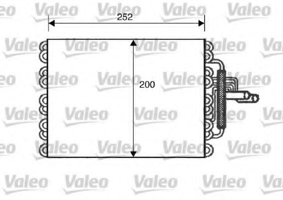 817219 evaporator,aer conditionat VALEO 