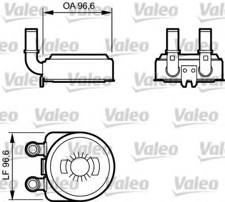 817705 Radiator ulei, ulei motor VALEO 