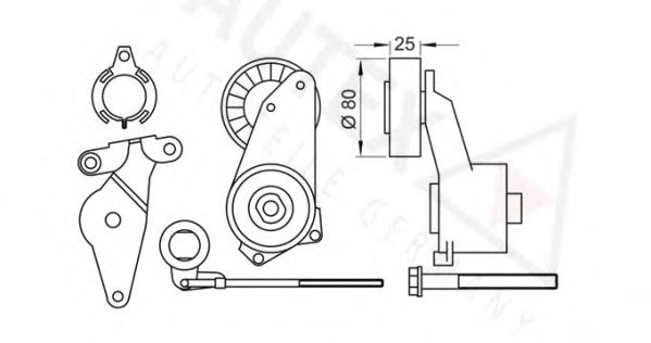 Intinzator curea, curea distributie 2