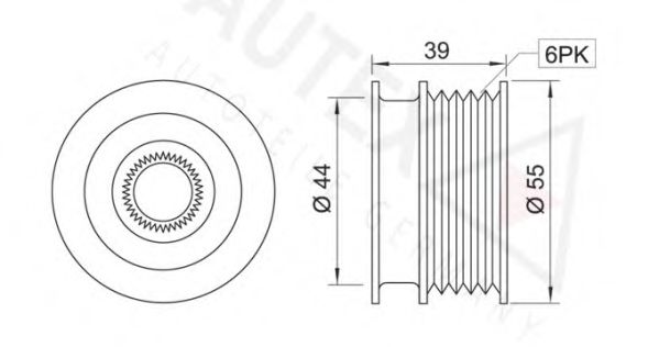 Sistem roata libera, generator 2