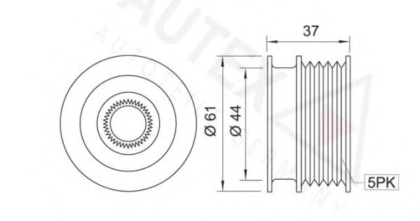 Sistem roata libera, generator 2