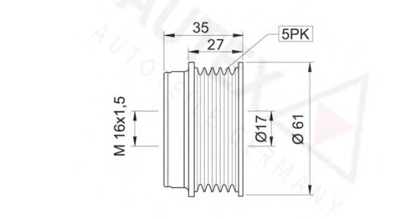Sistem roata libera, generator 2