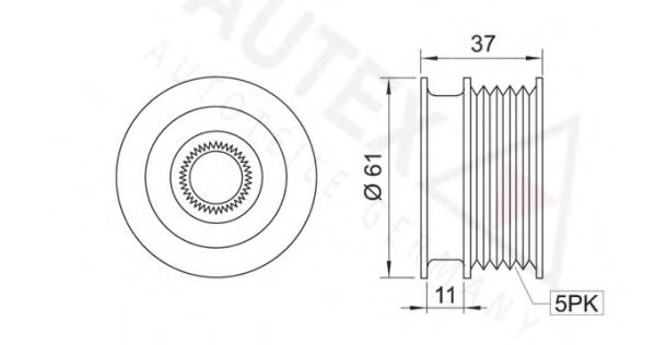 Sistem roata libera, generator 2