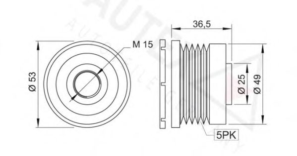 Sistem roata libera, generator 2
