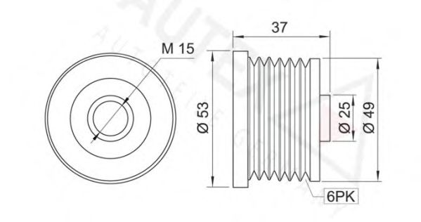 Sistem roata libera, generator 2