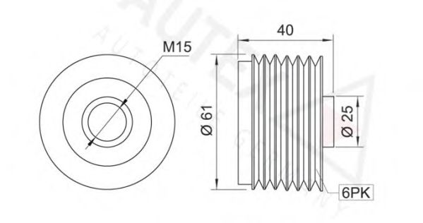Sistem roata libera, generator 2