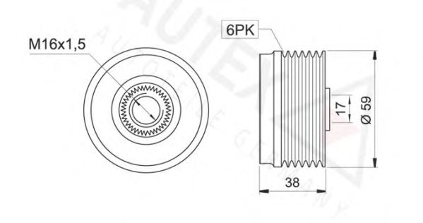 Sistem roata libera, generator 2