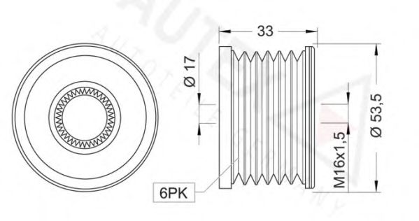 Sistem roata libera, generator 2