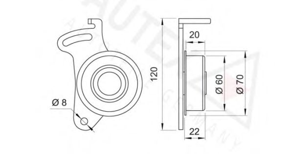 rola intinzator,curea distributie 2