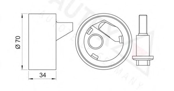 rola intinzator,curea distributie 2