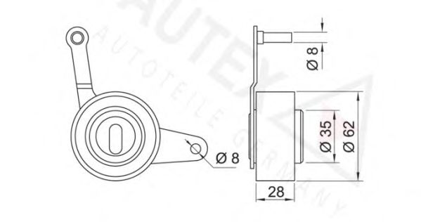 rola intinzator,curea distributie 2