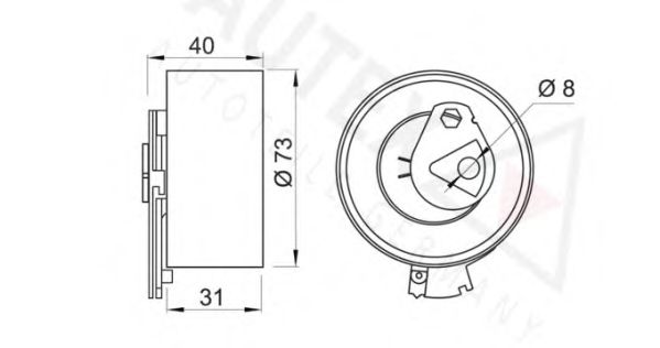 rola intinzator,curea distributie 2