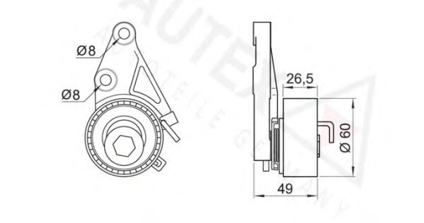 rola intinzator,curea distributie 2