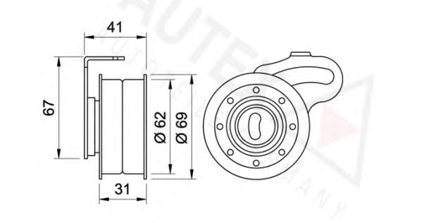 rola intinzator,curea distributie 2
