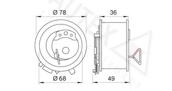 rola intinzator,curea distributie 2