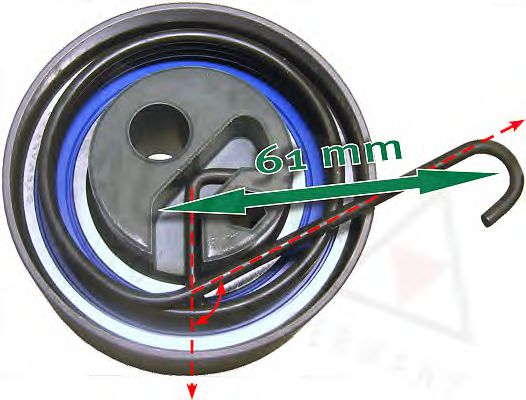 641877 rola intinzator,curea distributie AUTEX 
