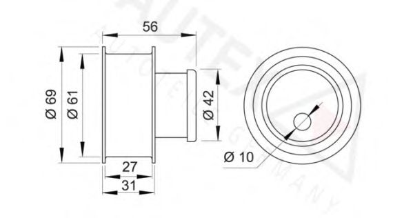rola intinzator,curea distributie 2