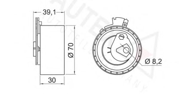 rola intinzator,curea distributie 2