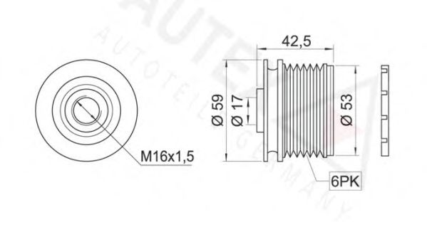 Sistem roata libera, generator