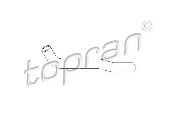 101 452 Furtun radiator TOPRAN 