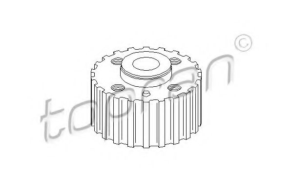 108 697 Roata dintata, arbore cotit TOPRAN 