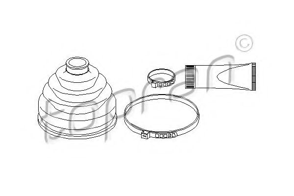 108 931 Ansamblu burduf, articulatie planetara TOPRAN 