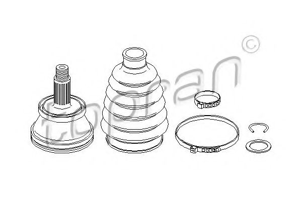 109 401 Set articulatie, planetara TOPRAN 