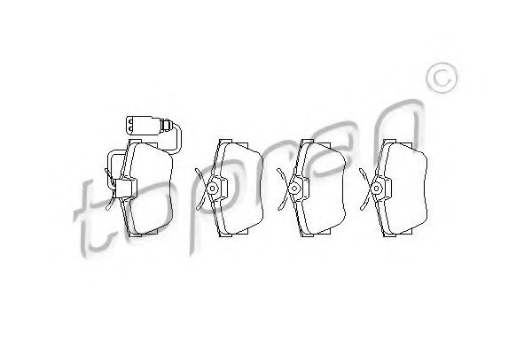 set placute frana,frana disc 2