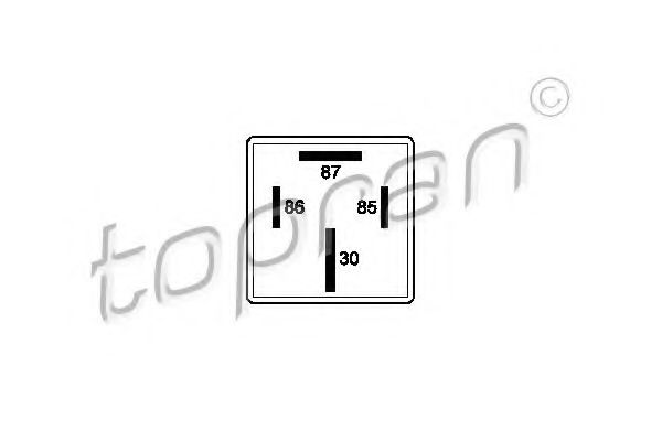 109 544 Releu, curent alimentare TOPRAN 