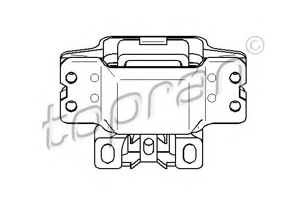 110 761 Suport, transmisie manuala TOPRAN 