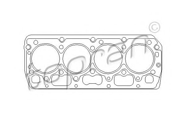111 150 Garnitura, chiulasa TOPRAN 
