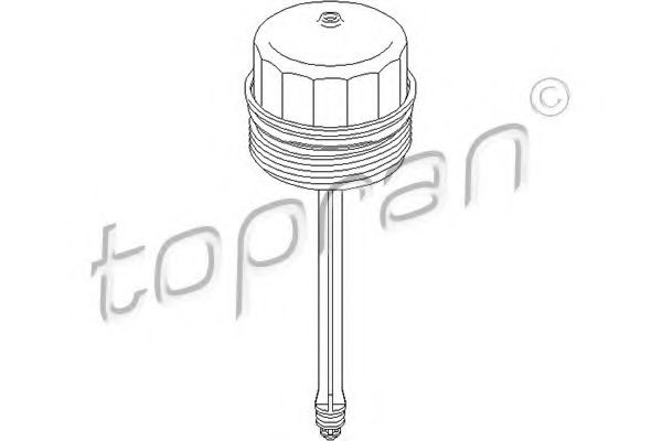 112 335 Capac, carcasa filtru ulei TOPRAN 