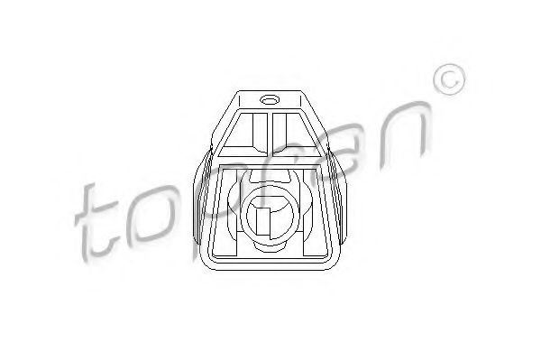 112 414 Suport radiator TOPRAN 