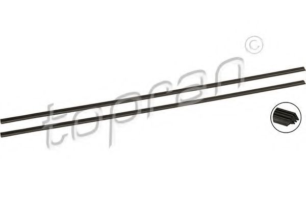 114 574 cauciuc lamela stergator TOPRAN 