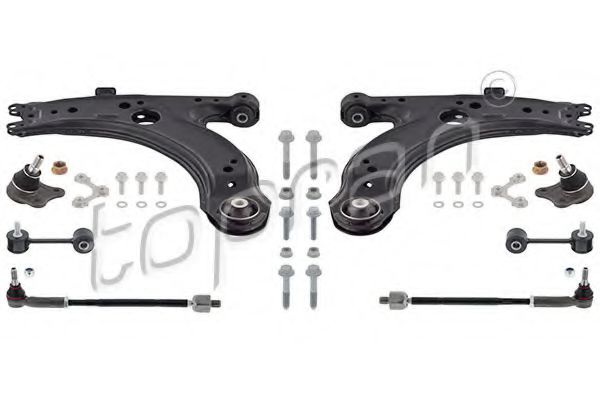 115 801 Set, suspensie roata TOPRAN 