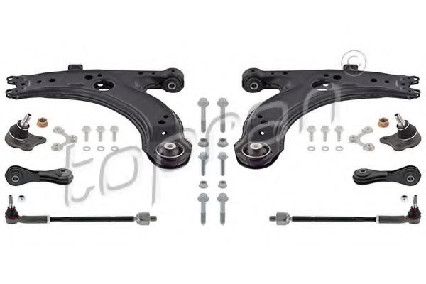 115 802 Set, suspensie roata TOPRAN 