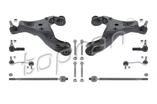 115 822 Set, suspensie roata TOPRAN 