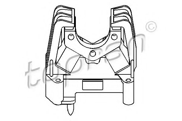 205 137 Suport motor TOPRAN 