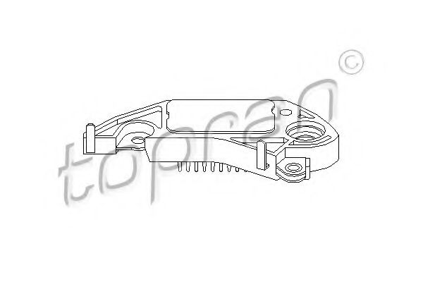 205 273 Regulator, alternator TOPRAN 