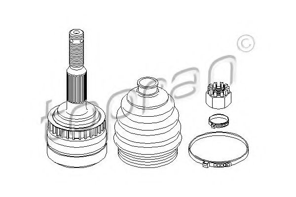 206 117 Set articulatie, planetara TOPRAN 