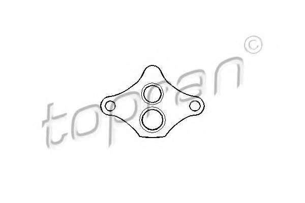 206 614 Garnitura, ventil AGR TOPRAN 
