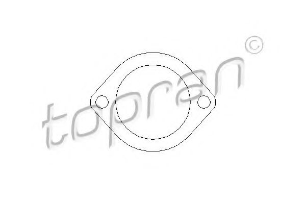 206 722 Garnitura, carcasa termostat TOPRAN 