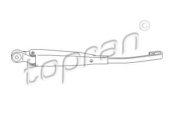 207 903 brat stergator, parbriz TOPRAN 