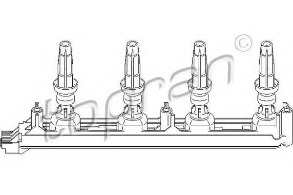 721 907 Comutator aprindere TOPRAN 