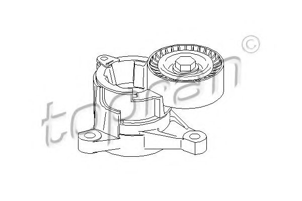 722 413 Intinzator curea, curea distributie TOPRAN 