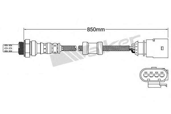 250-241085 Sonda Lambda WALKER PRODUCTS 
